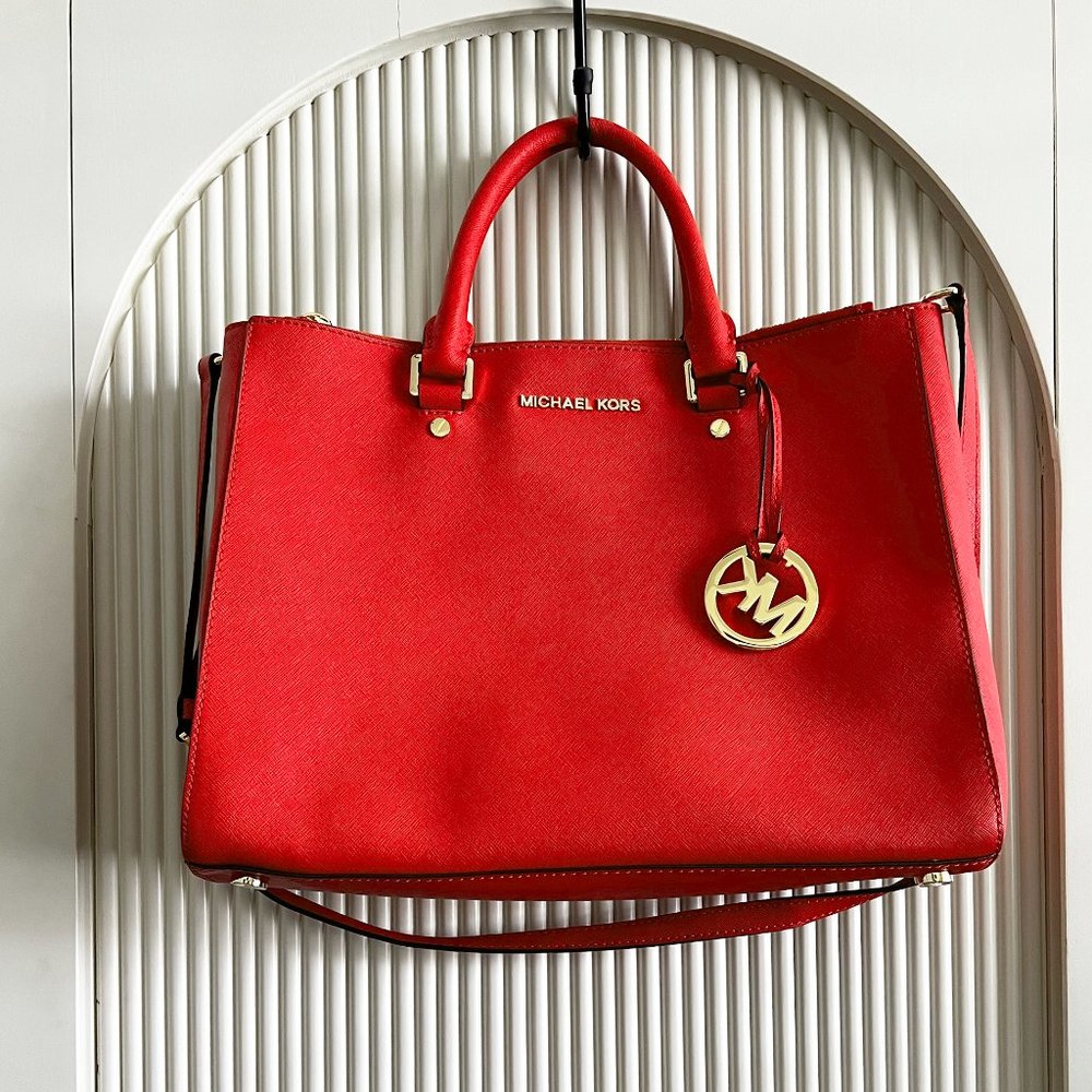 Michael Kors Sutton Large Saffiano Leather Satchel